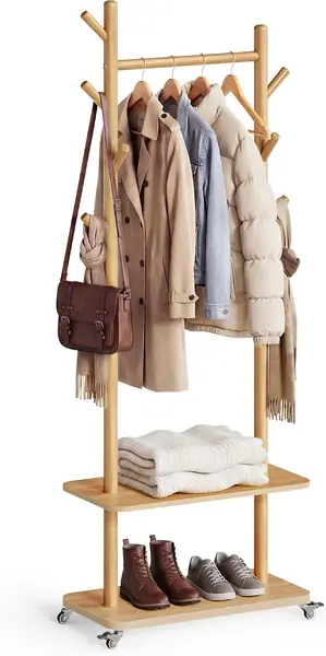 Garderobenständer – Kleiderständer, 7 Haken