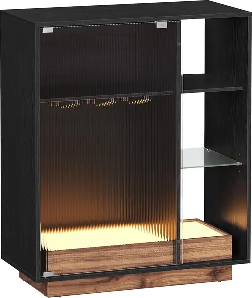 Weinschrank mit Beleuchtung